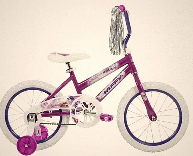 16" Sea Star Kids' Bike from Huffy, Fits Riders 42" - 48", Purple, Child