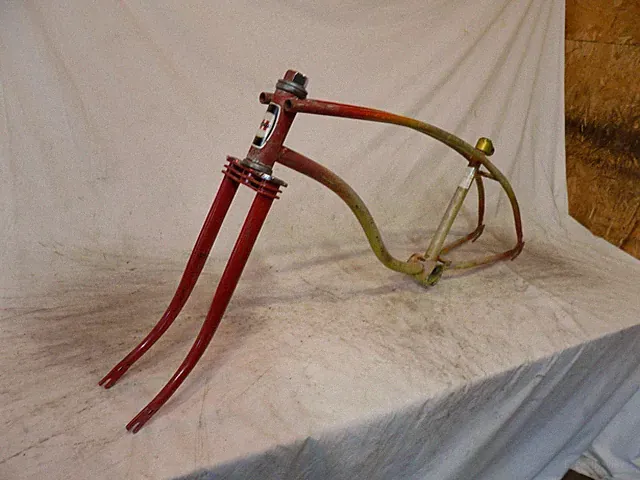 1971 HUFFY RAIL SLINGSHOT 5-SPEED TWIN STICK MUSCLE BIKE FRAME DRAGSTER VINTAGE!