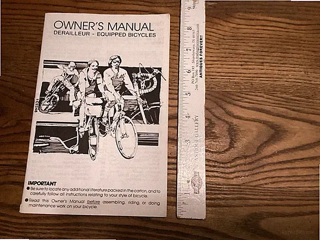 1983 Huffy Owners Manual Derailleur Equipped Bicycles