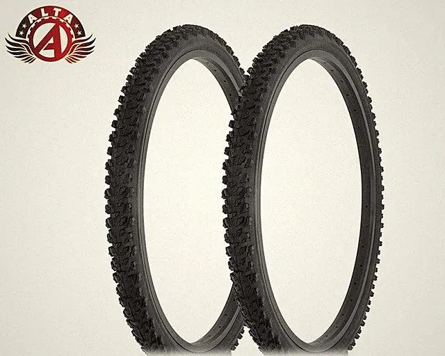 2 ALTA BICYCLE Wire Bead DURABLE 26 x 2.10 Rough KNOBBY Super GRIP Tires.