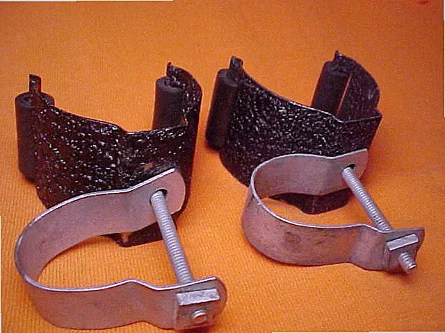 2 NOS Vintage Balloon Tire Bicycle Handlebar Flashlight Holders Amf Huffy Elgin
