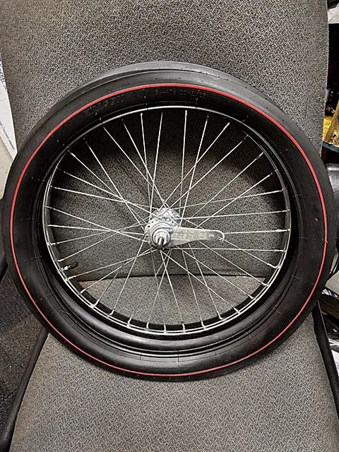 20" Slick Tire RED LINE fits Sears Screamer Huffy Rail Banana Seat Muscle Bike