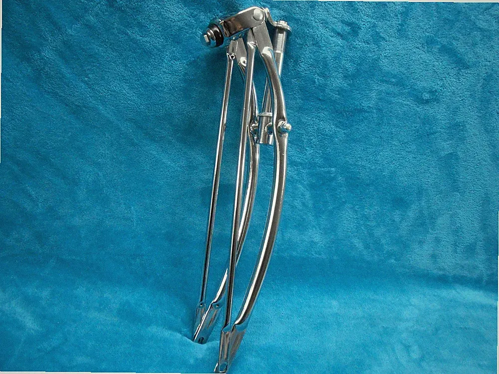 26” Chrome Cruiser Bicycle Springer Fork HUFFY Micargi CHOPPER BIKE 1" 6 1/8th