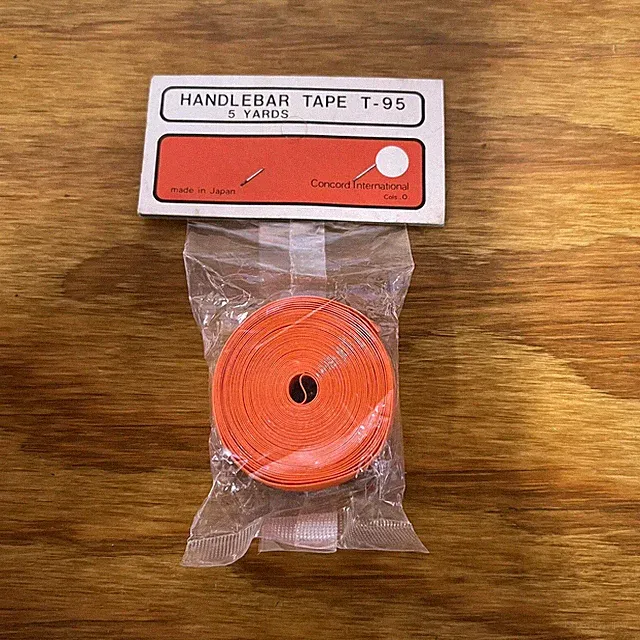 BICYCLE HANDLE BAR TAPE ORANGE FITS SCHWINN HUFFY MURRAY & OTHERS NOS