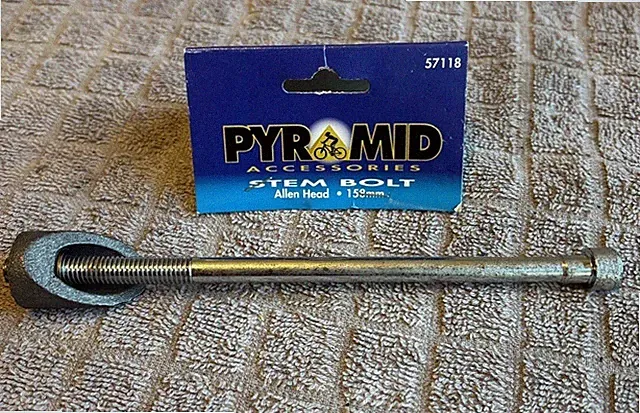Bicycle Stem & Bolt NOS Allen Head 158mm /Schwinn Huffy Murray BMX Rat Rod