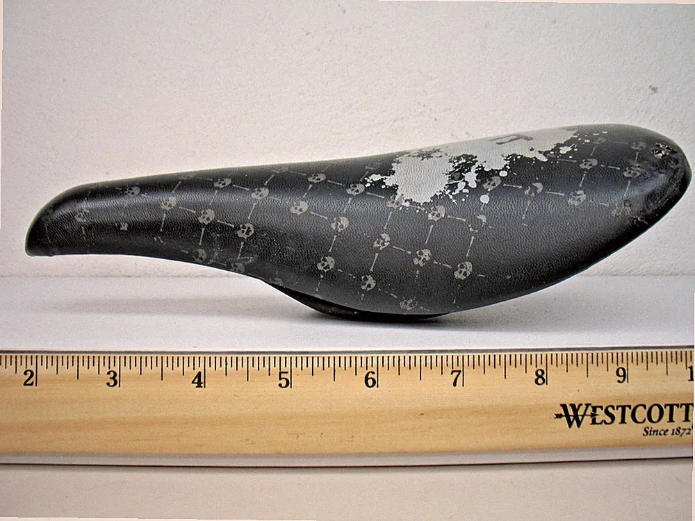 Black Plastic Seat from a 20" Huffy Rock It Bicycle (NO GUTS) - USED