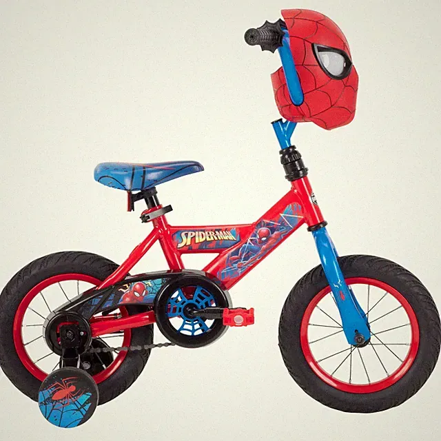 BOYS KIDS TRAINING BIKE 12-Inch Wheels Spider Man Bicycle