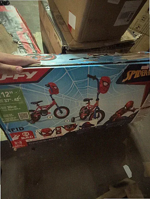 BOYS KIDS TRAINING BIKE 12-Inch Wheels Spider Man Bicycle