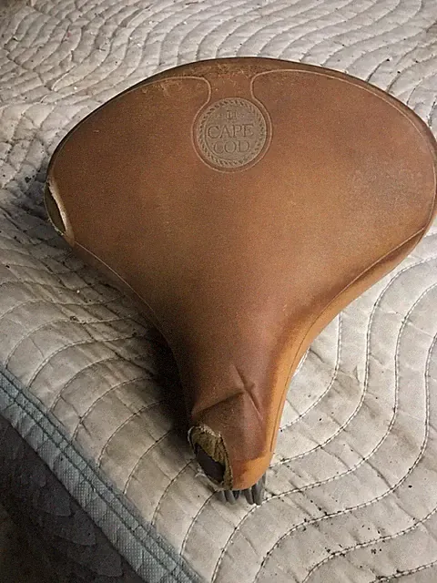 Cape Cod Vintage WIDE COMFORT BIKE SEAT SADDLE, CRUISER BICYCLES BROWN