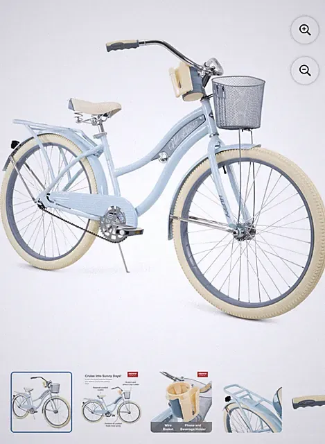 Cruise Bike With Bike Pump And Helmet