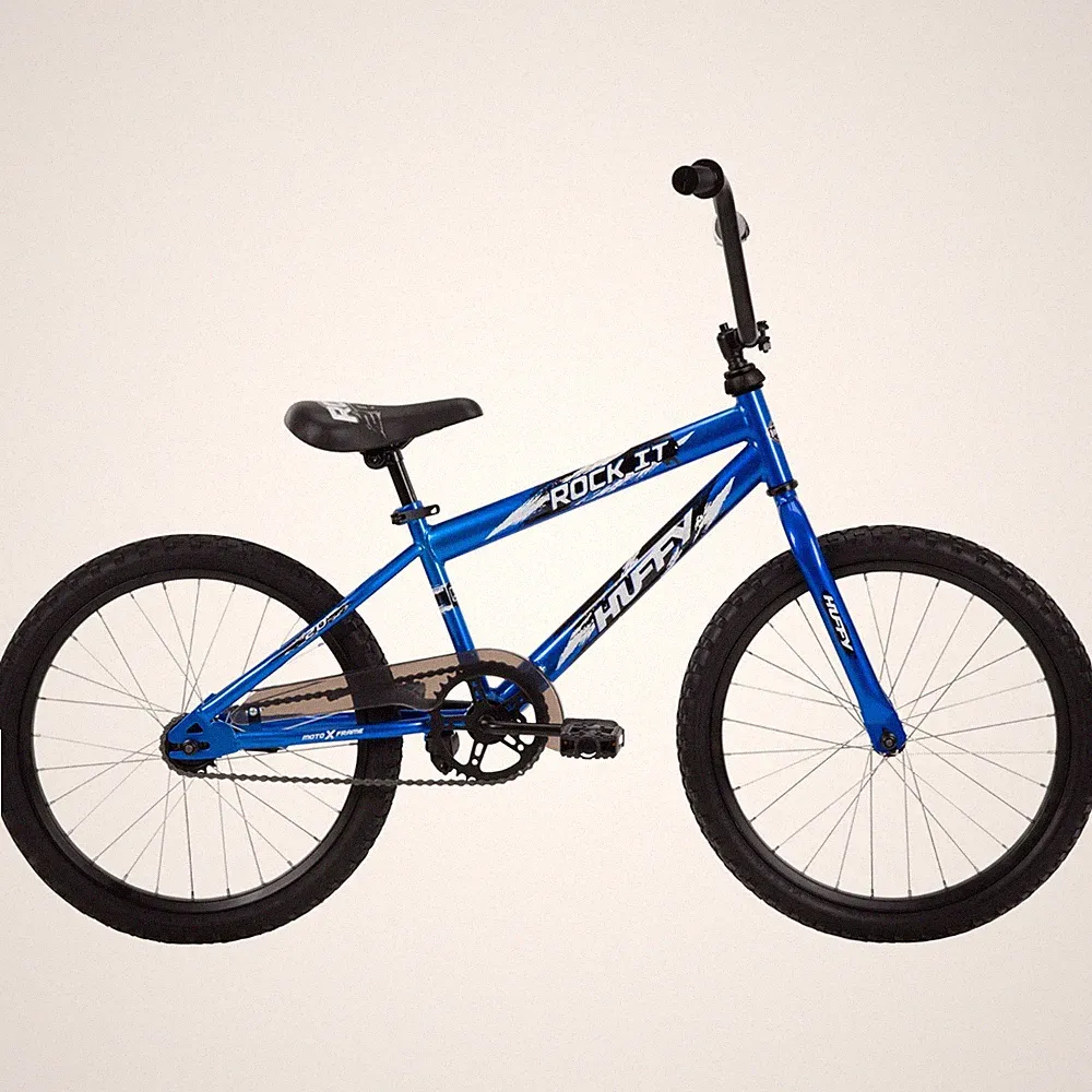 Flash Sale Huffy 20 in Rock It Kids Bike Boys Ages 5-9 Blue Steel Bicycle