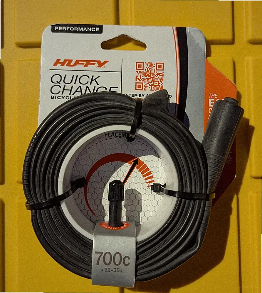 Huffy 00589TU Quick Change Bicycle Inner Tube 700c x 32/35c New Road Bike Easy