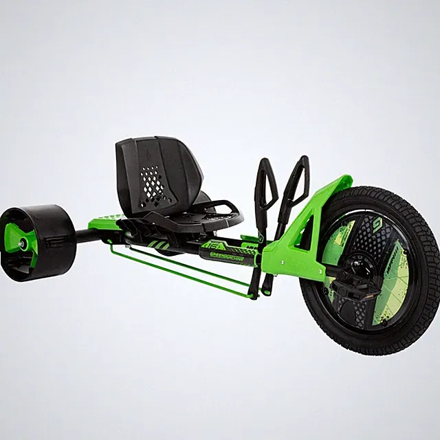 Huffy 16” Green Machine Drift Trike, Ages 5-8 Years Old, Green, Kids, Unisex