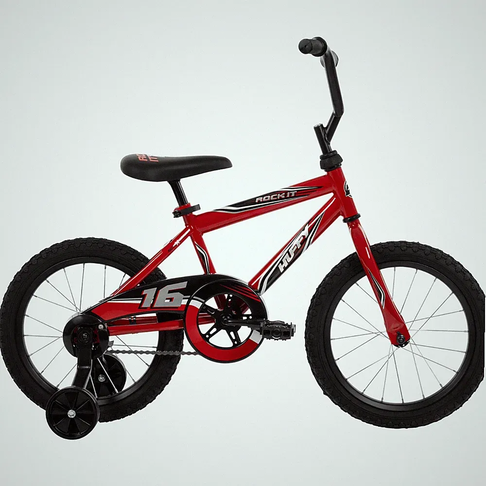 Huffy 16" Rock It Kids' Bike, Fits Riders 42" - 48", Youth, Red Free Shipping US