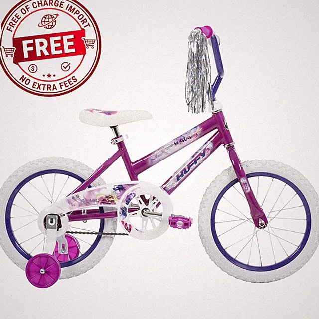 Huffy 16" Sea Star Kids' Bike, Fits Riders 42" - 48", Purple, Youth, Girls, New