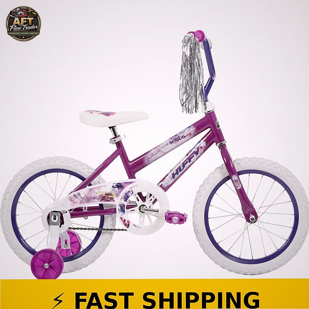 Huffy 16" Sea Star Kids' Bike - Purple, 42" - 48" Riders