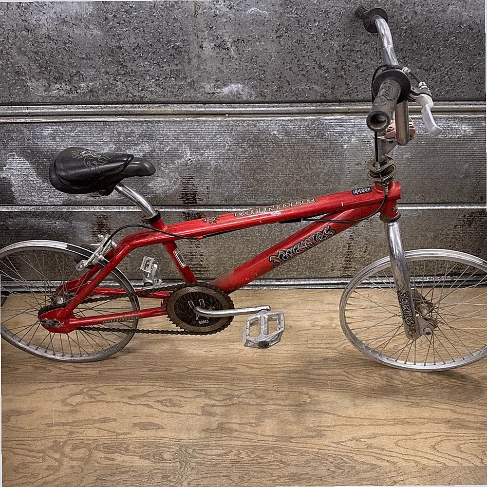 Huffy 1999 X-Games Grinder BMX Bicycle 1020 Hi-Ten Red 20”