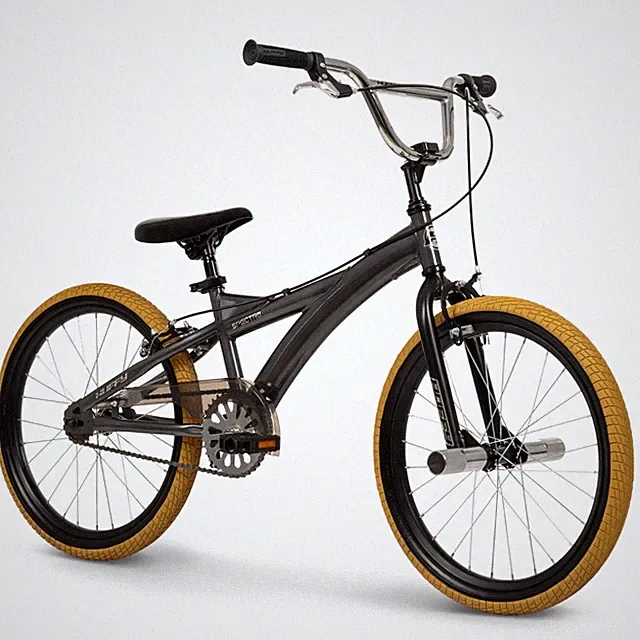Huffy 20" Spectre BMX Style Bike, Fits Riders 44”+, Smoke Chrome, Kids, Unisex