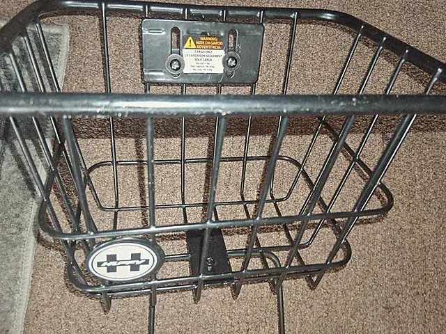 Huffy 26" Front Bike Basket Complete.