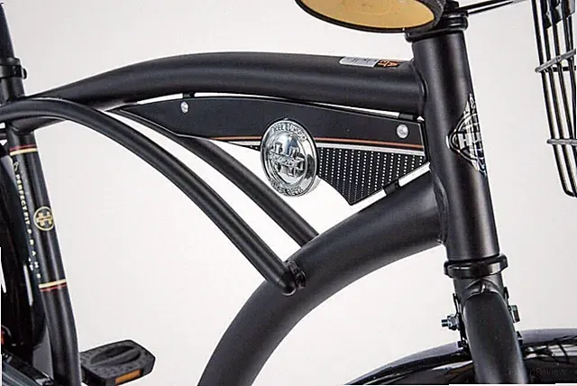 Huffy 26” Nel Lusso Men's Cruiser Bike, Matte Black