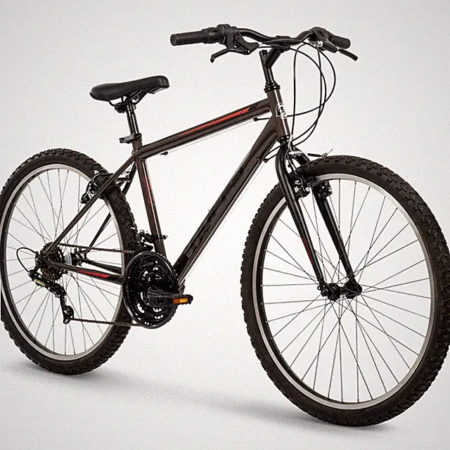 Huffy 26" North Peak Mountain Bike, Fits Riders 60"+, Charcoal Gray, Adult, Mens