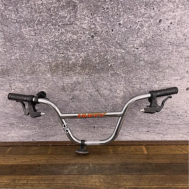 Huffy BMX Bike Handlebars 90s 80s Steel 26in 22.2mm Grips Levers Old School