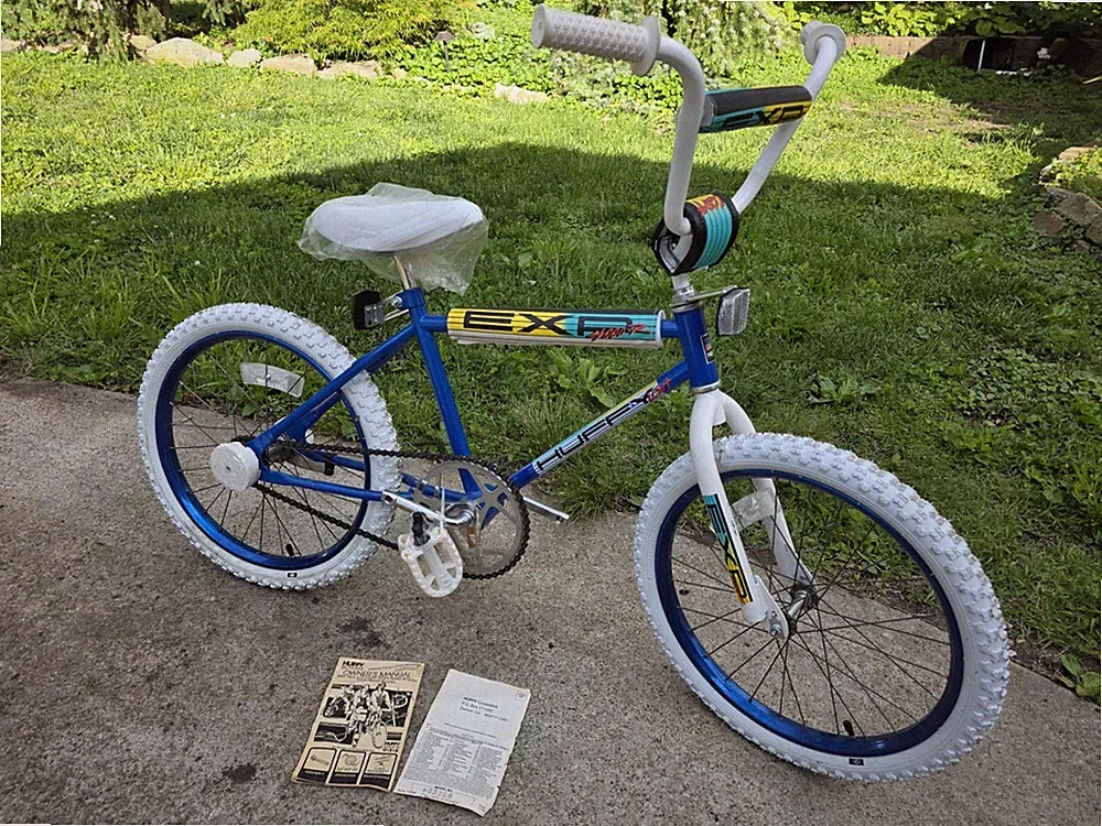 HUFFY Bmx EXP4000R ORIGINAL SURVIVOR 20" Bike Never Ridden USA 🇺🇸 MADE 1986