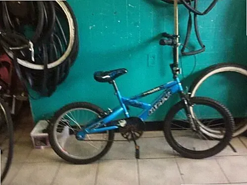 Huffy Crusader 20" Inch BMX Bike Kids Bicycle Blue and Black