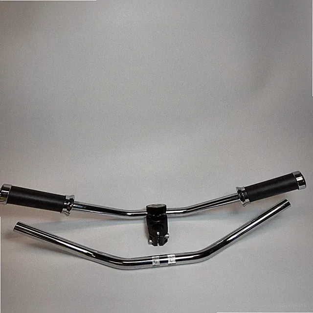 Huffy Jesse James Chopper Bicycle Handlebars 2 Sets OEM + Wider Chrome Clamp