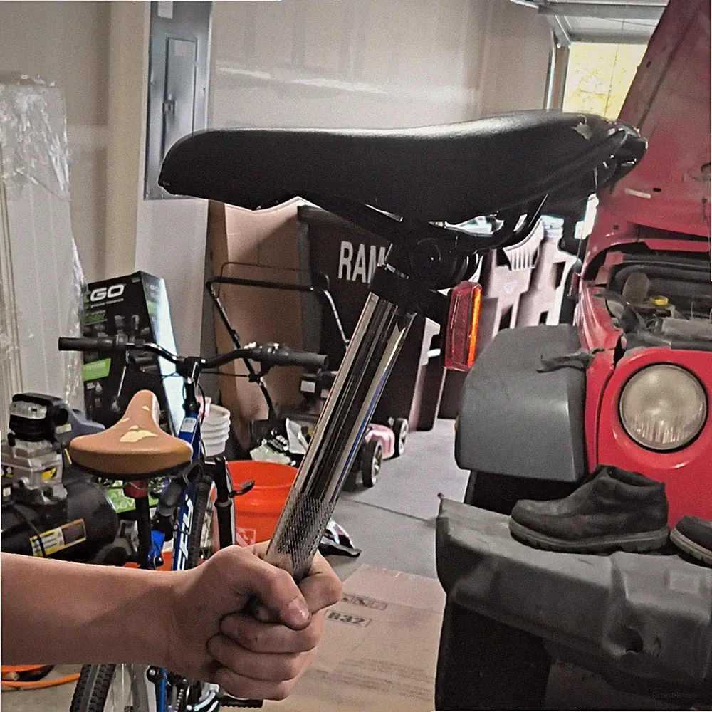 Huffy Racing Bicycle Saddle Seatpost Black Hybrid Bike Compatible Used
