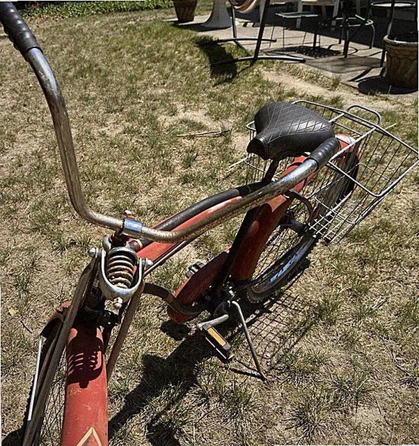 Huffy Red 26 Inch Cruiser Bicycle with Rear Rack and Fenders