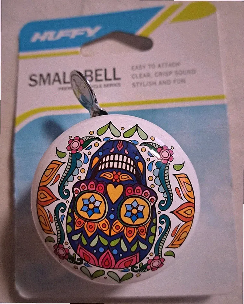 Huffy Small Bell Bicycle Cruiser Bell 54mm Day of The Dead New