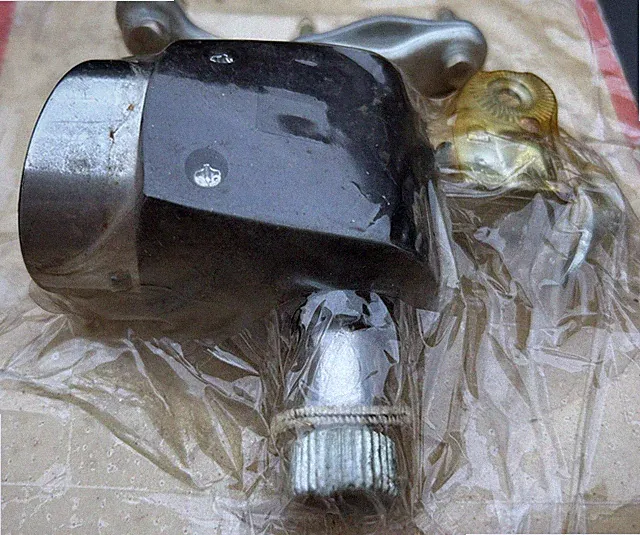 NOS VINTAGE HUFFY BICYCLE HEADLIGHT SINGLE UNIT GENERATOR LIGHT HUFFMAN #16587