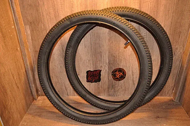 Pair Of Kent BMX Tire & Tube 20x2.125 Child's bike Tire set.