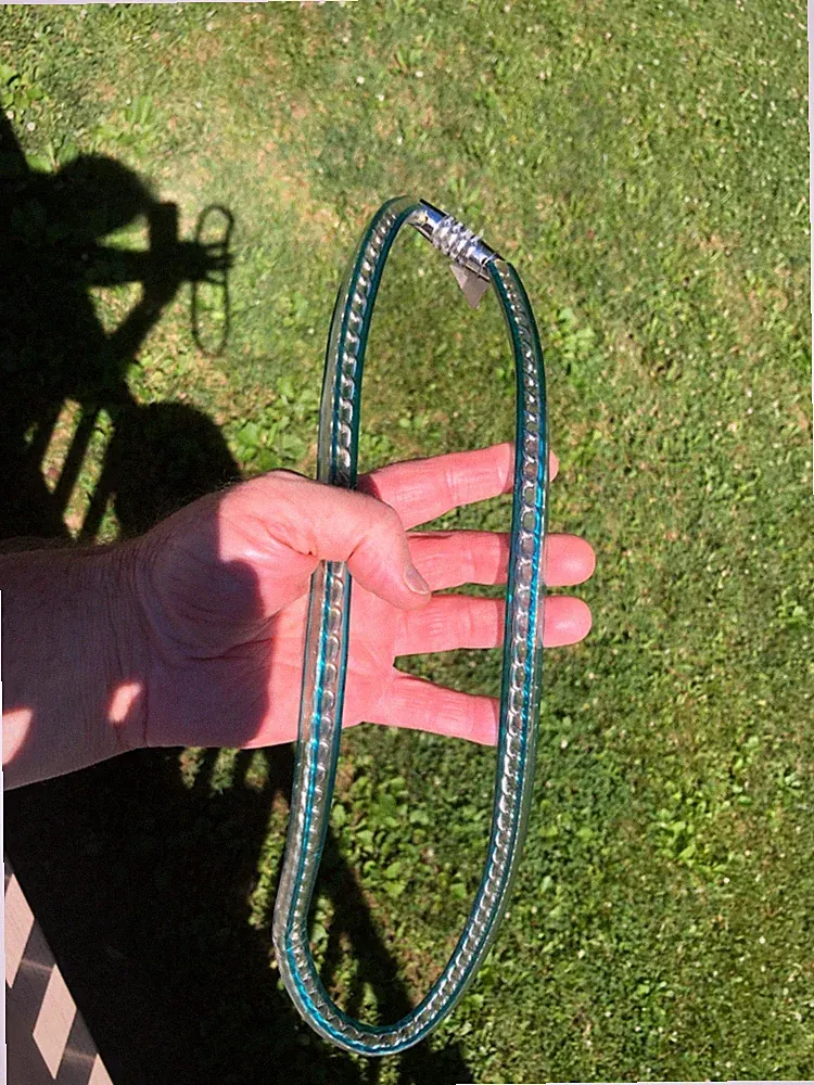 Vintage Bicycle Scooter Master Lock Co.Chain HongKong Blue (Schwinn Huffy Style)