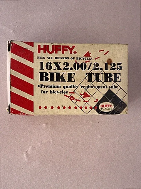 Vintage Huffy 16X2.00/2.125 Replacement Bike Tubes-New In Box