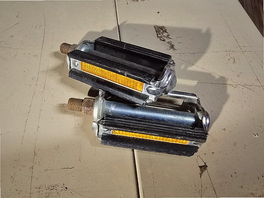 Wald Bicycle Pedals 7140 for Schwinn Huffy Murray Vintage Bike Pedals